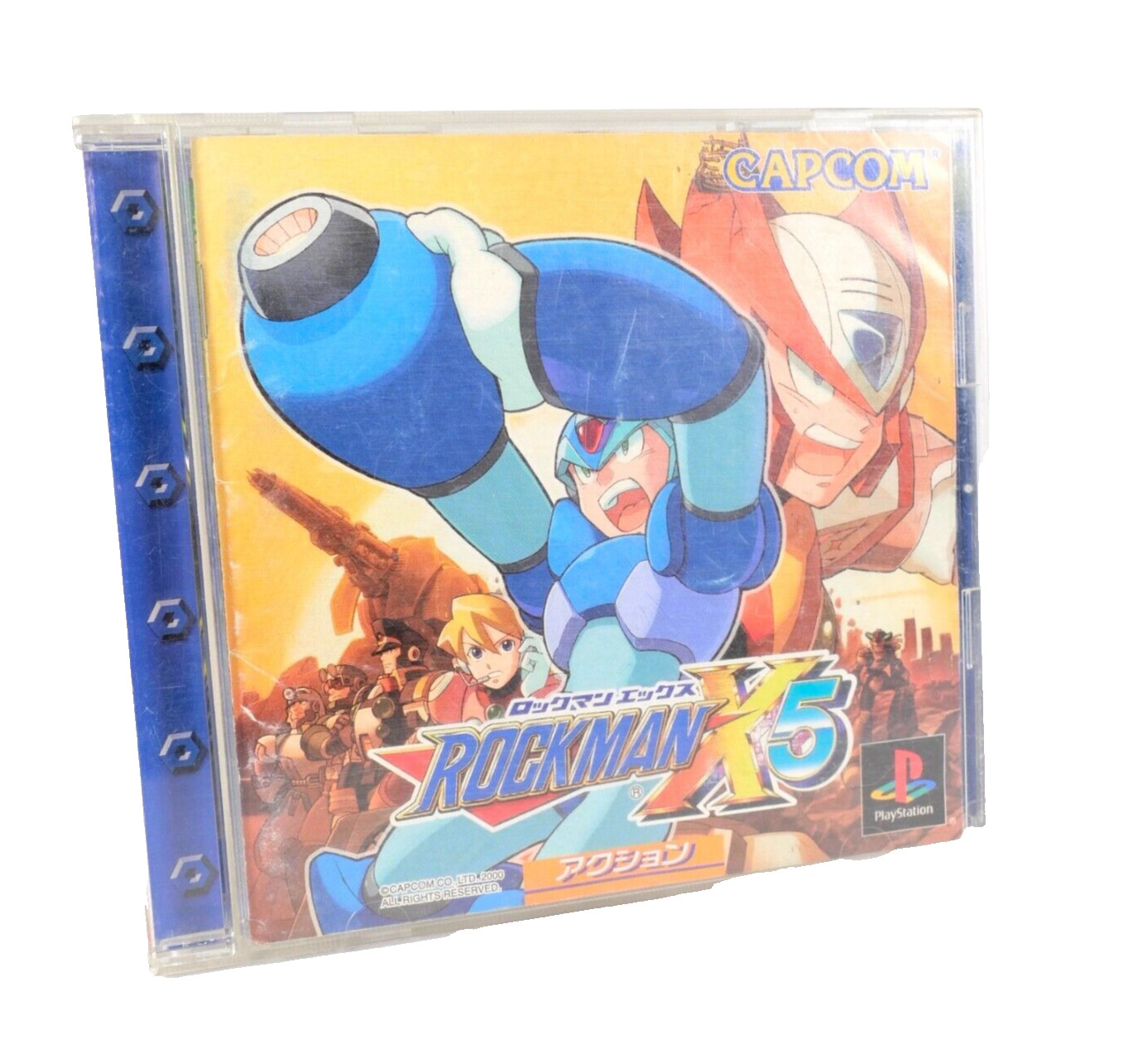 ROCKMAN X5 Mega Man Sony Playstation PS1 Spine Jap Japan (2)