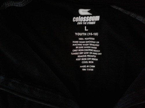 BOSTON BRUINS 1/4 ZIP SWEATER SHIRT L16-18 BOYS BRUINS COLOSSEUM - Picture 7 of 12