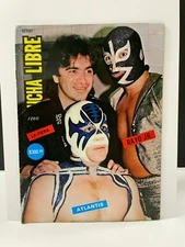 Lucha Libre #1200 Editorial EPRO Vintage Mexican Magazine (1987) Atlantis VG 