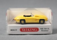 Wiking 083409/0834 09 H0,1:87 - Mb 300 Sl Roadster - Gelb - Neuheit 2024
