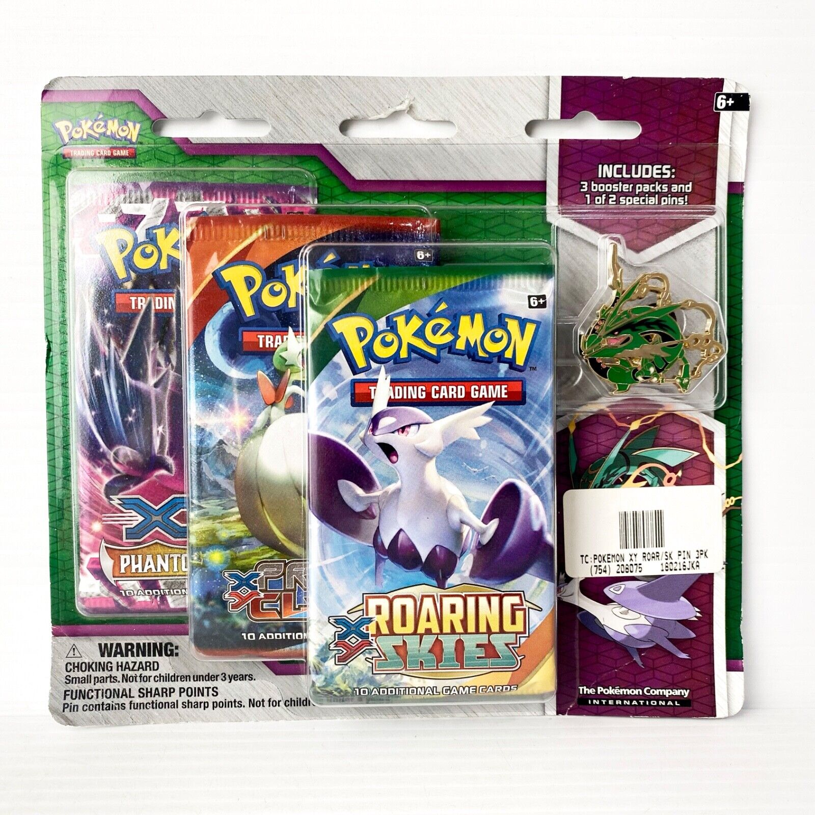 Pokemon XY7 Mega Evolution Collector's Pin Blister Pack - Shiny Rayquaza -  Pokemon Sealed Products » Pokemon Blister Packs - Collector's Cache LLC