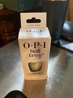 OPI Nail Strengthener Vegan- Tri-Flex Technology Strength +ALPINE SNOW