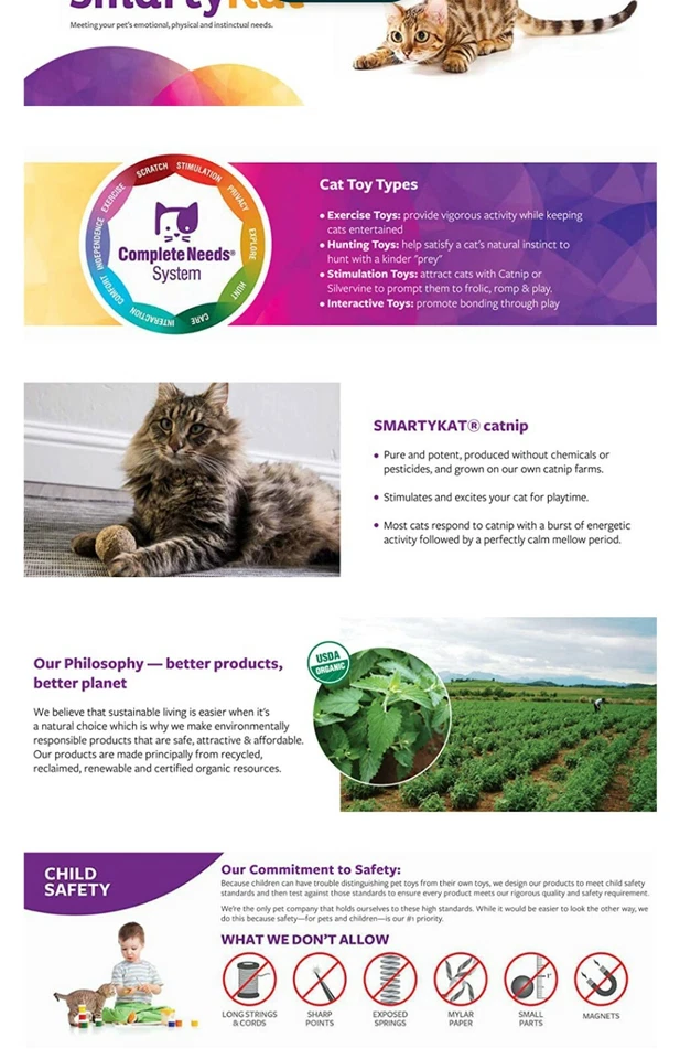 Smartykat Silvervine Catnip Bag .75 Pure Potent catnip - Image 3 of 4