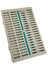 GERMAN Dental Sterilization Cassette, Autoclave Tray, Rack, Box, 20-Instruments