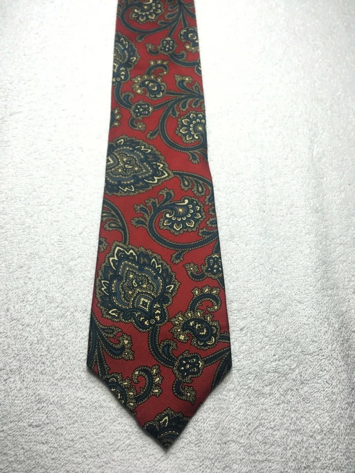 GANT CORBATA HOMBRE ROJO CON AZUL Y MARRÓN 3,75 X 58 Foto 2 de 4