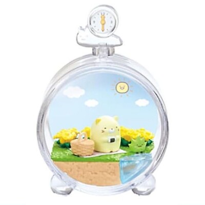 RE-MENT Sumikko Gurashi Terrarium Collection Toy 3.12:30 Lunch Cat & Weed Figure