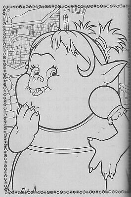 Bridget from Trolls coloring page