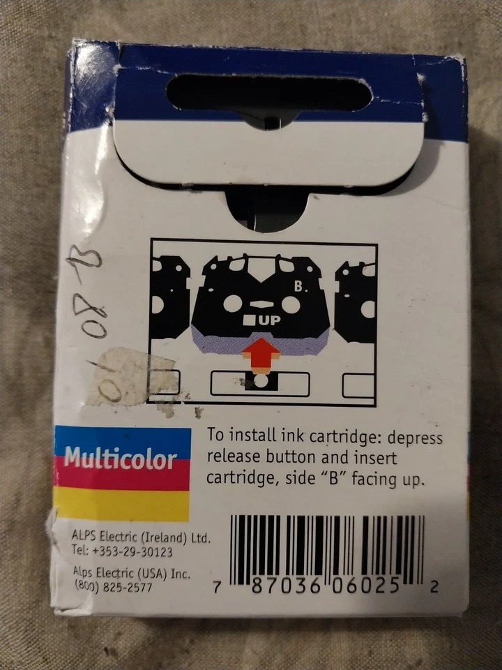 Alps Multicolor Printer Ink Cartridge MD Series P/N 106025-00 - Image 2 of 2