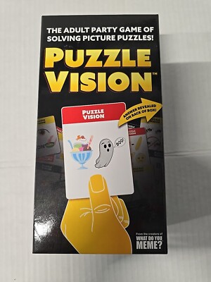 Puzzle Vision Adult Party Game of Solving Picture Puzzles