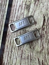Nike AF1 Shoe Badge Lace Buckles Tags Authentic Air Force One Lace Buckle badge