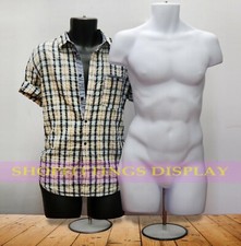 Male Man HANGING Body Shop Display Form Man Mannequin WHITE SKIN BLACK(sdlfull)