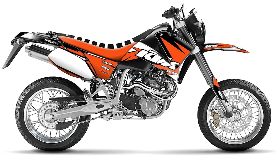 KTM Dekor SMC 625 640 660 1999 - 2004 Grafik Aufkleber SCRUB LC4 - Bild 2 von 4
