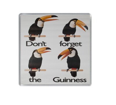 Don't Forget Guinness Tischuntersetzer Vintage Klassisch Bier Kaffee Tee Getränk Tasse Matte