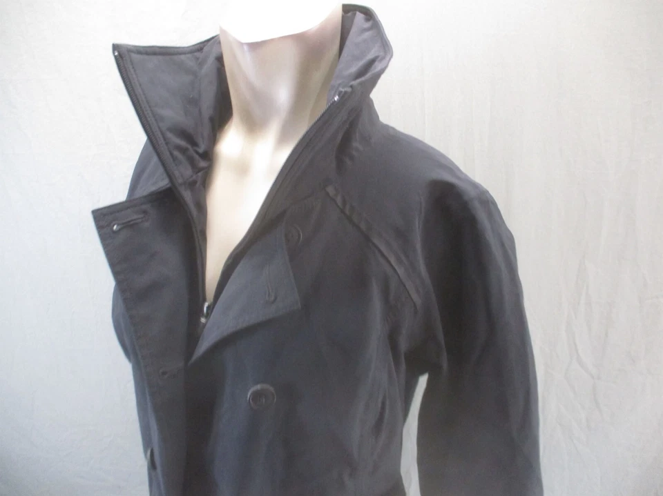 Gabardina Columbia OMNI-HEAT Talla M Mujer Negra Cremallera Completa Botón Aislado 213 Foto 4 de 4