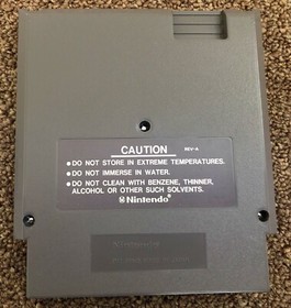 NES Racket Attack Game Tested Working Cart Authentic