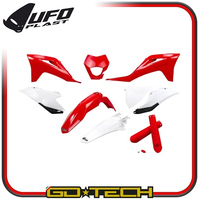 KIT KUNSTSTOFF VERKLEIDUNG UFO GAS GAS EC-F 250 300 350 2021-2023 ROT WEISS OEM