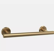 Amerock BH26546BBZ Arrondi 9 in. Towel Bar in Brushed Bronze/Golden Champagne