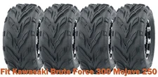 Full Set Sport ATV Tires 21x7-10 & 22x10-10 Kawasaki Brute Force 300 Mojave 250