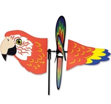 Flying Parrot Petite Garden Stake Wind Spinner by Premier Kites Designs