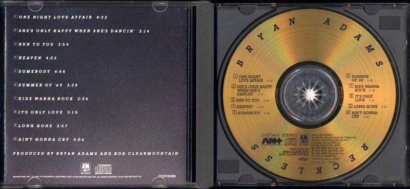 ポップス+ロック(洋楽) CD Bryan Adams Reckless D33Y3409 A&amp;amp;M Records /00110 Bryan Adams – Reckless – CD (Album, Reissue), 2010
