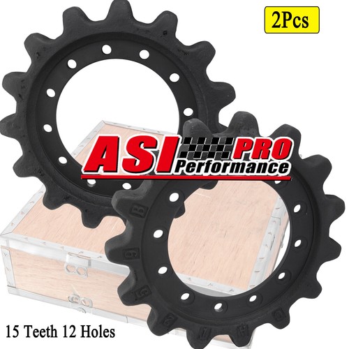 2Pcs Sprocket fit Caterpillar 249D 249D3 239D3 239D 259D3, 259D 259B3