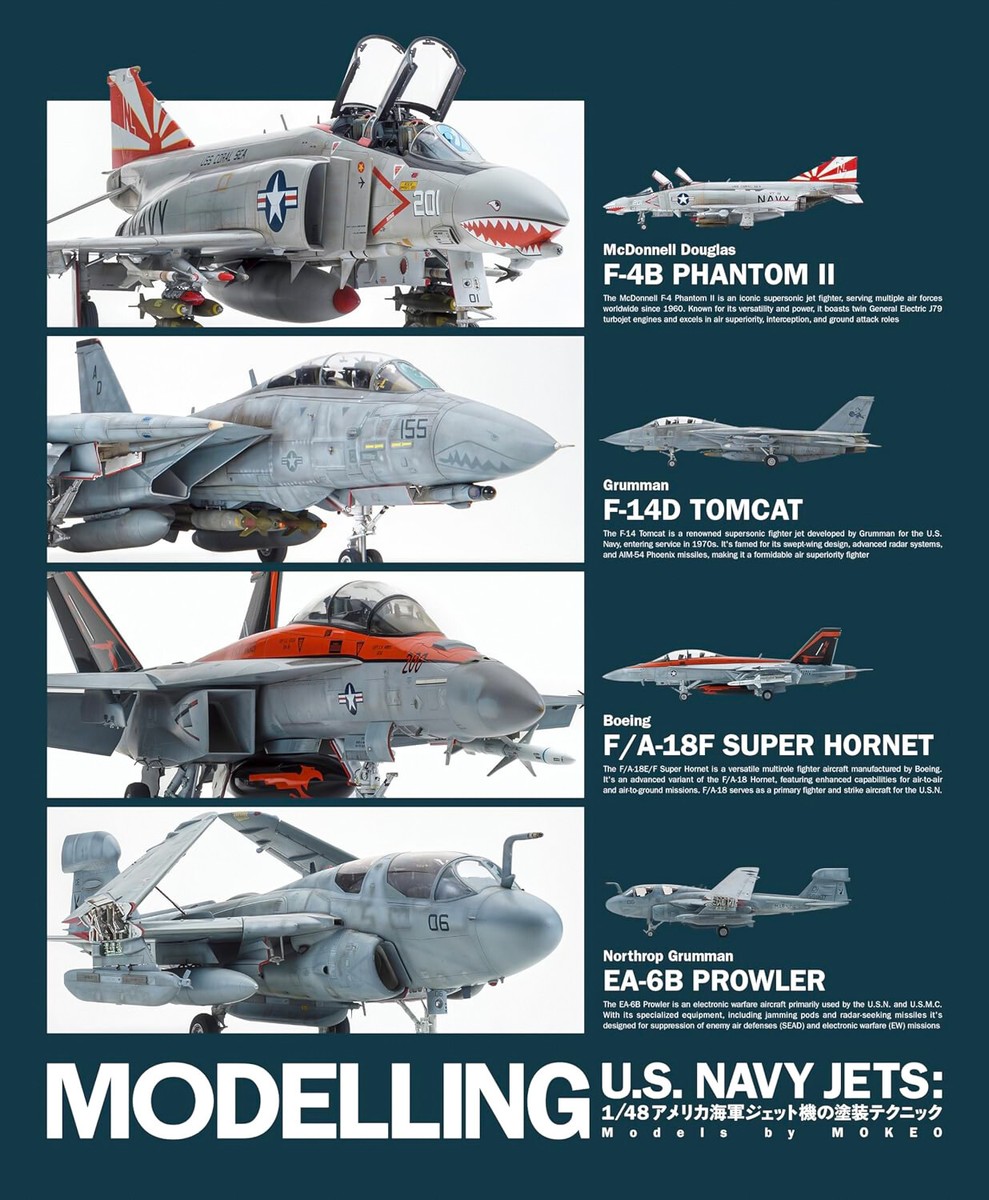 Modelling U.S. Navy Jets 1/48 Painting Technique by Mokeo