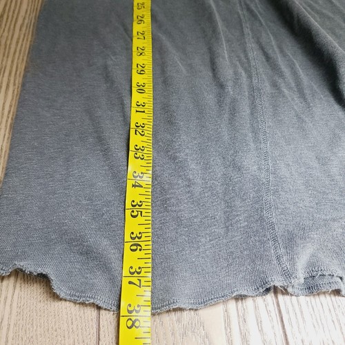 Standard James Perse Dress 1 (S) Gray Cotton Knit Lightweight Long Sleeve - Picture 12 of 12