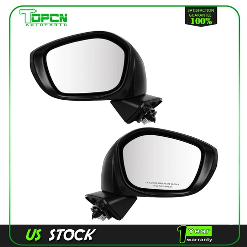 Pair Side View Mirror Power For 2022 Honda CIVIC 3 PIN Driver Passenger