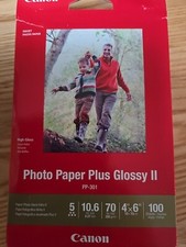 Canon Photo Paper Plus Glossy II 4" 6"