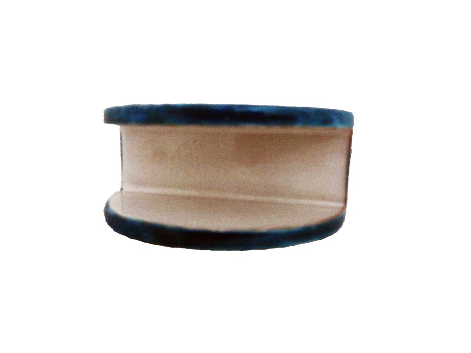 33002  Portatovaglioli in Ceramica Vietrese cm 12 x 6 x 5  colore Celeste - Immagine 4 di 4