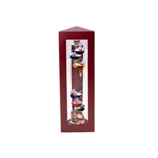 Galileo Thermometer in Reddish With Colored Balls