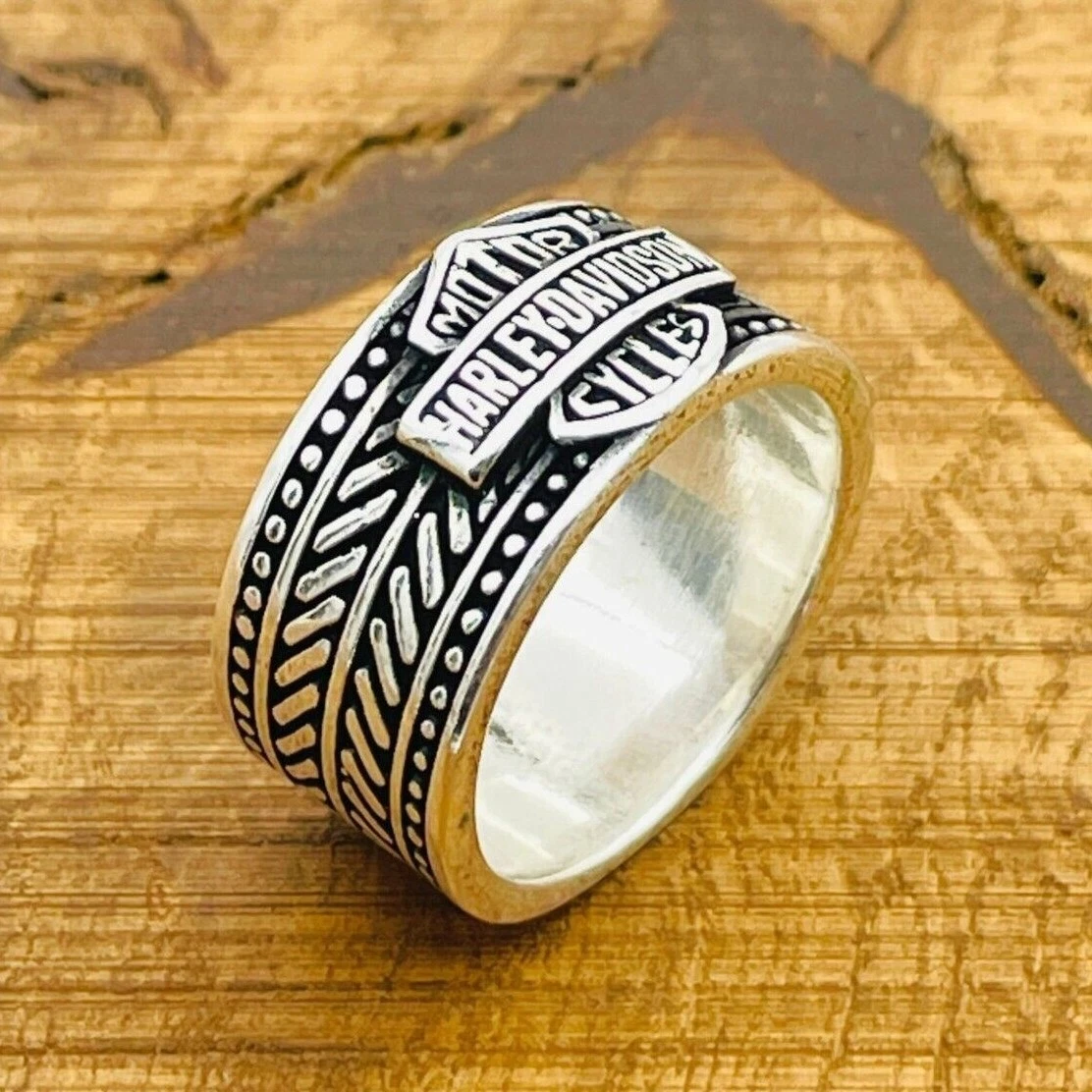Harley-Davidson Sterling Silver Rings for Men 11 Ring for sale | eBay