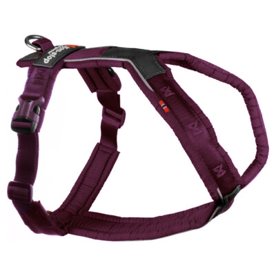 Non-stop Dogwear Hundegeschirr Line Harness 5.0 lila ergonomisch reflektierend