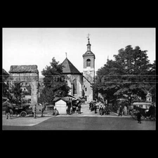 Photo L.000852 ARC ROMAIN DE CAMPANUS & ÉGLISE AIX-LES-BAINS 1895