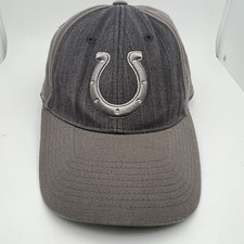 Indianapolis Colts NFL Team Apparel Two Tone Gray Baseball Hat Cap Size L/XL