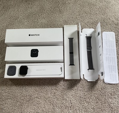 Apple Series 5 Edition 44mm Black Titanium Smartwatch - MWQR2LLA