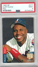 PSA 9 MINT 1993 SP CLIFF FLOYD #277 EXPOS ROOKIE RC FOIL Monreal Expos