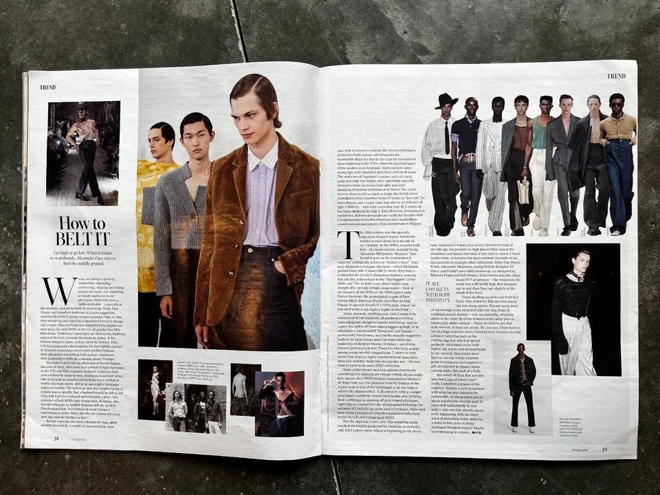 FT HTSI HOW TO SPEND IT MAGAZINE 9TH MARCH 2024 THE STYLE FORECAST MENSWEAR SPEC - Image 4 of 4