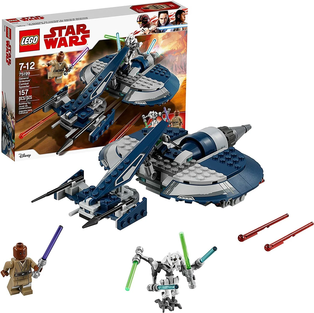 LEGO Star Wars 75199 The Clone Wars General Grievous Combat Speeder NEW