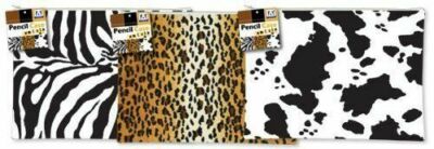 Kuh Zebra Leopard Tiger Federmäppchen Federmäppchen Kosmetik Make Up Tasche Etui Schreibwaren