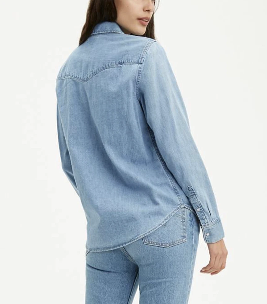 Petite Blue Denim Shirt | New Look