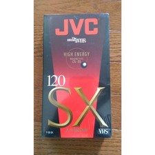 JVC 120 SX T-120 SX Blank VHS - NEW  SEALED x 2