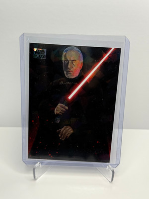 2025 Chrome Star Wars Galaxy Fear the Darkside COUNT DOOKU Atomic /150