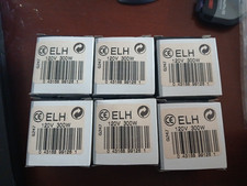 6 BRAND NEW G.E. ELH 120v 300w, photo A/V projector lamp projection light bulb