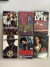 Vintage 90s East Coast Rap Cassette Tape Singles Lot Redman Gangstarr MC Lyte