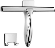 Shower Squeegee Stainless Steel 10-Inch