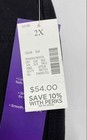 Catherines Womens Black The Knit Jean Slacks Straight Leg Chino Pants Size 2X — photo 4