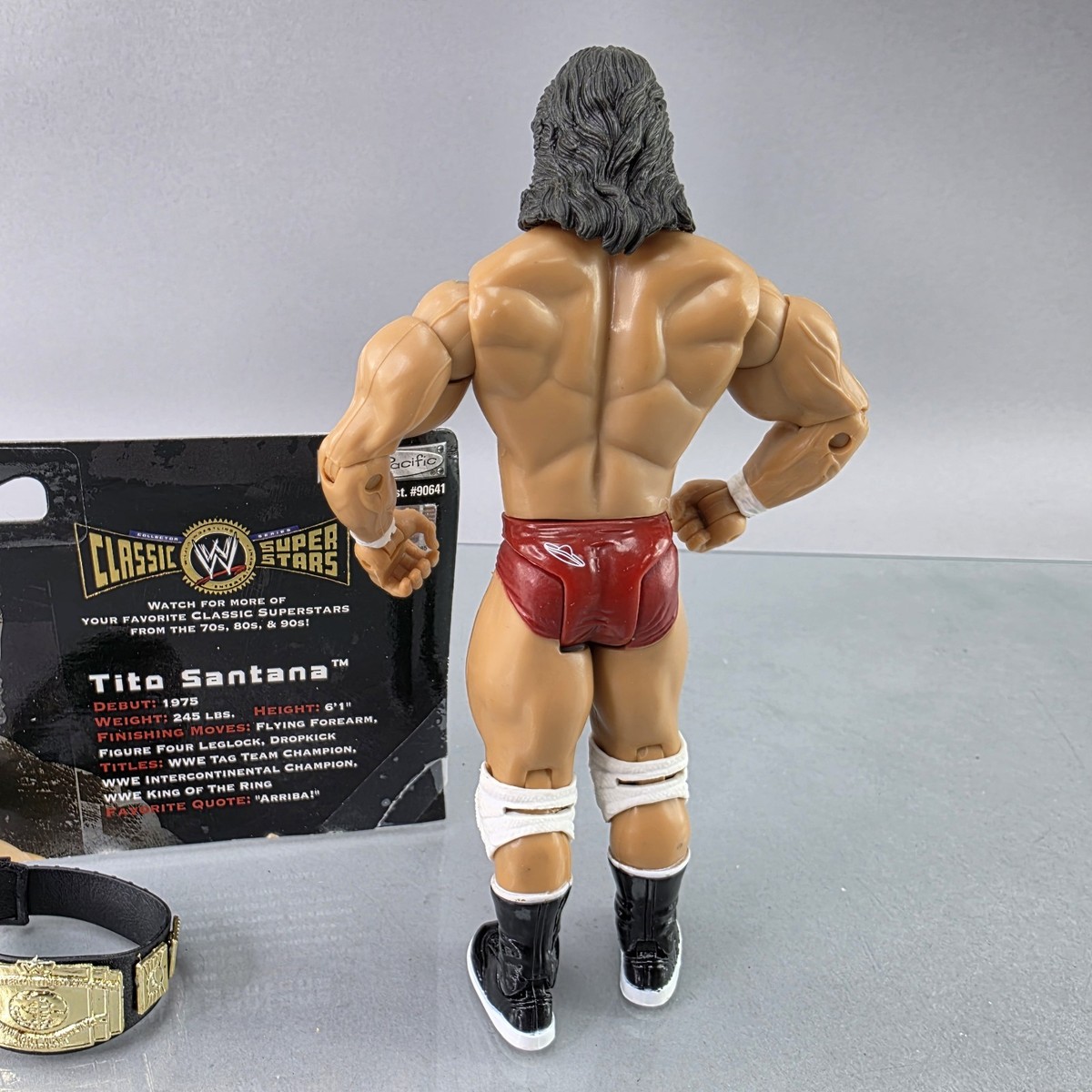 Tito Santana WWE Classic Superstars Figure 100% Complete Wrestling