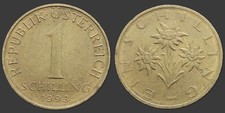 Coin Autriche 1993 1 schilling