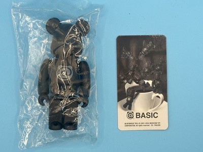   Bearbrick Basic  @  Black S48 100% Sealed w/ Card | Medicom Toy Series  